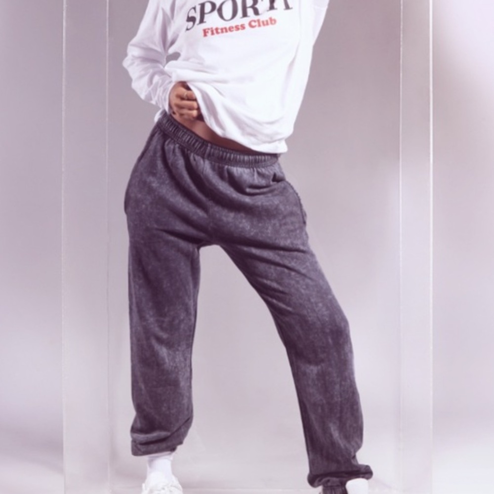 Missguided Acid Wash Sweat Pants